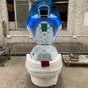 3D Multifunctionele Muziek Combineren Infrarood Droge Stoom Sauna Led Licht Drijvende Dvds Jaccuzi Bathtuptherapy Spa Pod Tank Capsule