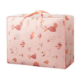 Non-woven Quilt and Clothes Storage Bag <b>Large</b> Capacity <b>Packing</b> Organizer Bag Moving Duffel Bag - Product Image 3