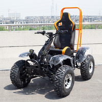 Quad électrique cargo 6000W 60V 4x4 tout-terrain, batterie lithium étanche, charge utile 200 kg, autonomie 60-80 km, pour adultes