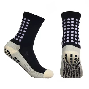 Wholesale Custom Available Breathable Knitted Pattern Football <b>Socks</b> Non-Slip Foot Design Soccer <b>Socks</b> for Men High Quality - Product Image 2