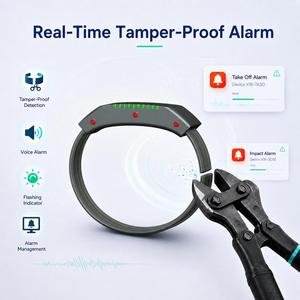 Monitor de Tobillo GPS con Red 4G Completa, Rastreo Global, Batería de Larga Duración, Alarma Antirrobo, Alerta Segura, para Prisioneros en Arresto Domiciliario - Product Image 2