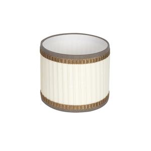 Lámpara de mesa, forma cuadrada 17x17 cm, altura 15 cm, color beige, ideal para decorar espacios y proporcionar luz - Product Image 1