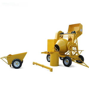 Mélangeur concret diesel portatif de 500L pour la petite trémie de construction avec la pompe de décharge manuelle pour soulever le mélange de ciment - Product Image 3