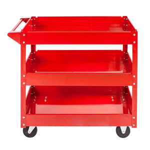 Three Layer Storage <b>Tool</b> <b>Cart</b> 100mm Caster Industrial Hand <b>Tool</b> <b>Cart</b> <b>For</b> Auto Repair Parts Organization - Product Image 2
