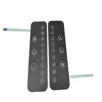 Clavier à membrane tactile pour télécommande d'extérieur avec adhésif, protection environnementale certifiée ROHS/REACH