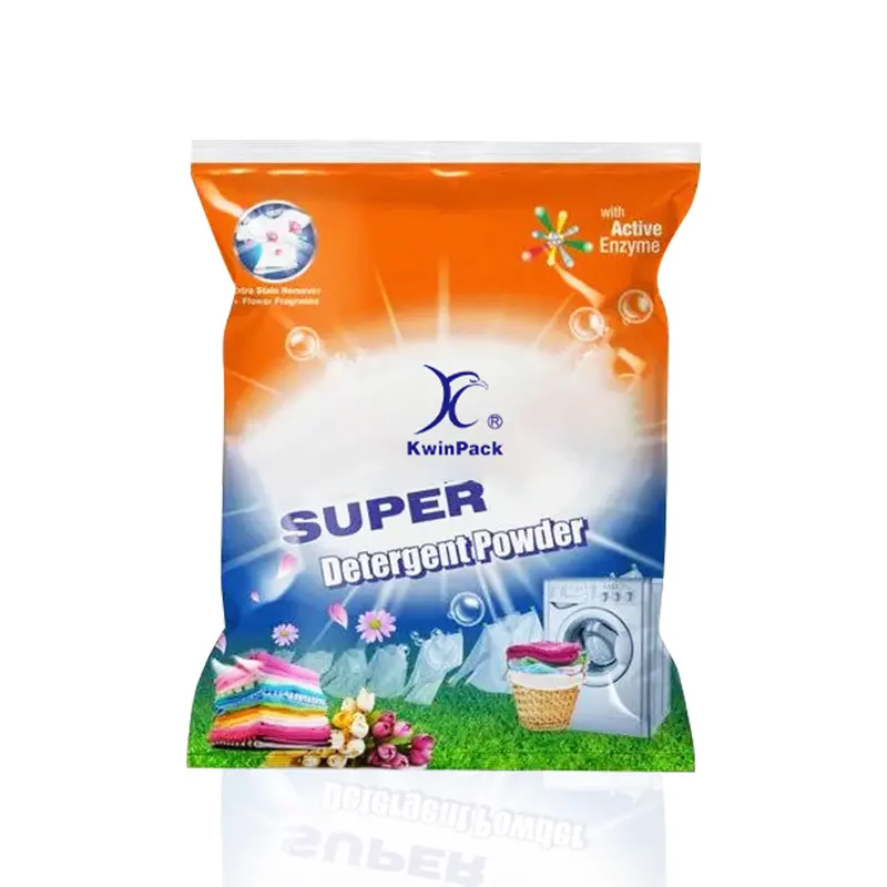 Custom Laminated Plastic Detergent Powder Packaging Bags Liquid 1Kg Laundry Detergent Pouch Refill Packaging Bags