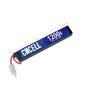 High quality A+ 11.1V lipo battery 1200mAh 3S lipoly lithium cell batteries for airsoft