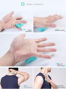 Juego de bolas de masaje de silicona con forma de cacahuete Lacrosse y hexagonal para aliviar el dolor, masaje de tejido profundo de punto gatillo, gusano - Product Image 6