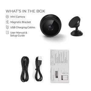 กล้อง WiFi ขนาดเล็ก A9 HD 150mAh พร้อมระบบบันทึกเสียงและวิดีโอ กล้องวงจรปิดรักษาความปลอดภัยภายในบ้าน - Product Image 4