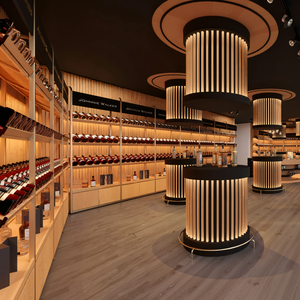 Comptoir de bar personnalisé pour bistro, bar à vin, conception clé en main et aménagement d'usine - Product Image 1