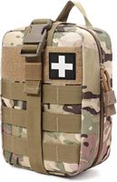 Pochette médicale tactique en nylon 600D robuste et imperméable, personnalisable, pochette de premiers secours EMT détachable