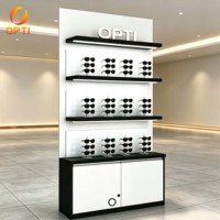 Muebles Modernos Modulares Personalizados para Ópticas con Iluminación LED y Soportes para Exhibición de Gafas