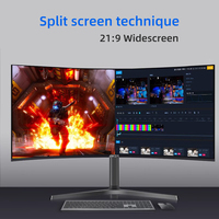 Cheap Stand 34 pulgadas Lcd 144Hz 165Hz Pc Curved 1ms Display Venta caliente Full Hd Office Computer Monitor Gaming para la venta
