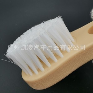 Brosse de lavage auto Guangzhou Kailing à poils doux, manche jaune, outil de nettoyage intérieur pour cuir - Product Image 2