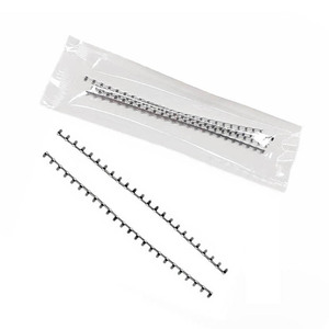Attelles dentaires en acier inoxydable à traction fixe, lot de 2, consommables orthodontiques jetables pour thérapie orale - Product Image 1