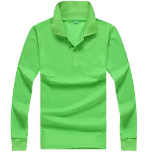 Custom Polo Work Shirt Long Sleeve T Shirt Men Women Office Wear Uniform Design Printed Embroidery Team Company Logo