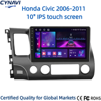 Autoradio pour Honda Civic 2006-2011 avec Carplay sans fil, Android Auto, écran tactile 10,1 pouces, Bluetooth, égaliseur, GPS, USB, caméra de recul AHD