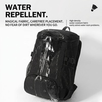 Sac à dos de badminton personnalisé avec logo, sac de tennis, sac de lutte avec compartiment à chaussures, sacs de sport imperméables pour raquettes de pickleball