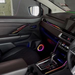 Éclairage d'ambiance pour voiture SJC pour <span class=keywords><strong>Mitsubishi</strong></span> Xpander modèle 2024-2026, 64 couleurs LED, éclairage dynamique d'ambiance intérieur, accessoires - Product Image 2