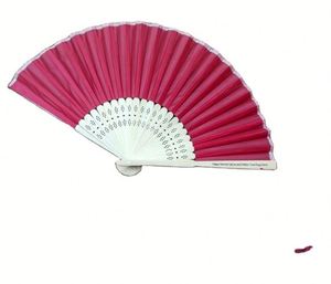 Abanicos de Seda Chinos Baratos al por Mayor como Recuerdo de Boda, Abanico de Invitación para Invitados - Product Image 2