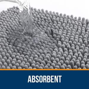 <span class=keywords><strong>Tapis</strong></span> de bain moderne en microfibre <span class=keywords><strong>Tapis</strong></span> en peluche parfait pour baignoire douche <span class=keywords><strong>Tapis</strong></span> de sol en chenille fabriqué à la machine pour salle de bain - Product Image 4