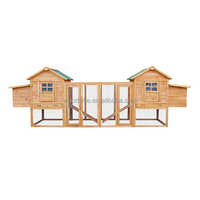 Grand poulailler professionnel en bois de sapin chinois Offre Spéciale au design unique personnalisé