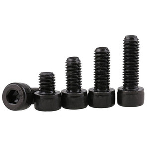M3 M4 M5 M6 M8 M10 M12 M14 M16 Linker Hand Omgekeerde Draaidraad Roestvrij Staal Zwart <span class=keywords><strong>Allen</strong></span> Kopbout Zeskant Socket Kopdop Schroef - Product Image 5