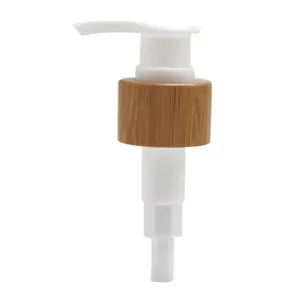 Custom 24/410 28/410 Shampoo Lotion Pump Bamboo Lotion Pump For Bottle