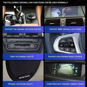 Reproductor Multimedia de Video para Auto con Pantalla Táctil de 12.3'' Inalámbrico CIC para BMW Serie 5 E60 F61 F63 E64 2007-2010 Android CarPlay - Product Image 3