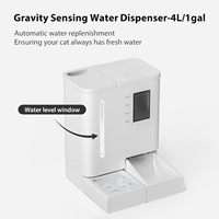 Distributeur automatique de nourriture pour chat 2 en 1, fontaine à eau et nourriture pour animaux de compagnie, contrôle par application Wifi TUYA, distributeur intelligent avec caméra, livraison directe d'usine