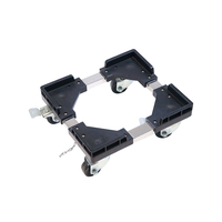 Petite chariot de manutention à plateforme à 4 roues en acier inoxydable, avec roues ESD industrielles conductrices en PP de 2,5 pouces, pour outils et magazines de circuits imprimés