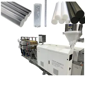 Automatische POM PMMA-Stab-Extruderlinie PLC-Steuerung Acryl-Stab-Extrusionslinie Kunststoffrute Pom Pmma-Stab-Produktionslinie