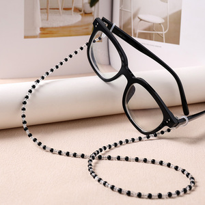 Chaîne de <span class=keywords><strong>lunettes</strong></span> rétro en imitation perle, minimaliste, antidérapante, <span class=keywords><strong>cordon</strong></span> pour <span class=keywords><strong>lunettes</strong></span> - Product Image 1