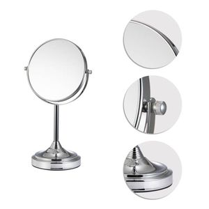 <span class=keywords><strong>Miroir</strong></span> de maquillage <span class=keywords><strong>grossissant</strong></span> double face, grossissement <span class=keywords><strong>X</strong></span>/5X, 360° °   <span class=keywords><strong>Miroir</strong></span> de courtoisie pivotant en métal pour salle de bain et bureau - Product Image 4