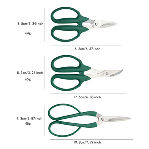 Garden <b>Shears</b> Stainless Steel Bypass Pruner Green Handle Manual Pruning <b>Tool</b> For Trees And Shrubs - Product Image 2