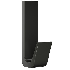 Wall Mounted Storage Hooks Rectangle Self Adhesive Minimalist Coat Racks Door Hangers 5 Pack - Product Image 5