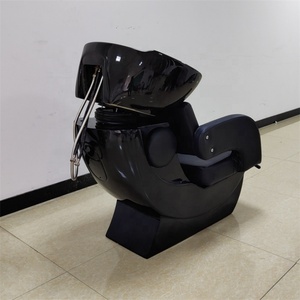 Kisen - Muebles de Peluquería Modernos en Oferta, Lavabo Blanco y Negro para Lavar el Cabello, Silla de Champú, Cama para Peluquería, Hecho en China - Product Image 3