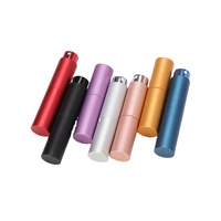 Botol Semprot Aluminium Mini Mewah Terlaris Kedatangan Baru Portabel 10ml 15ml 20ml Isi Ulang Atomizer Parfum Lotion Pasta Gigi