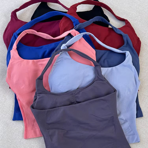 เสื้อกล้ามออกกำลังกายสำหรับผู้หญิงแบบใหม่ ไม่มีแขน เหมาะสำหรับโยคะ ฟิตเนส เล่นกีฬา วิ่ง และออกกำลังกายทั่วไป - Product Image 2