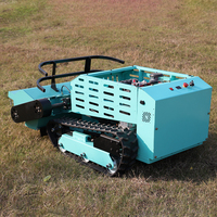 Tondeuse à gazon télécommandée sur chenilles en caoutchouc diesel 80 cm 100 cm, prise en charge de la personnalisation OEM