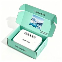 Boîte d'emballage personnalisée pour aspirateur robot, boîte circulaire en carton ondulé pour aspirateur, boîte couleur