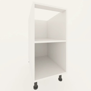 Gabinetes de cocina estilo americano moderno modular MFD tablero de partículas en caja estilo coctelera color madera blanca muebles de cocina - Product Image 4