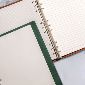 Hot Sale <b>A5</b> PU Leather Cover Waterproof Hardcover Custom <b>Binder</b> Binding Organizer Planning Notebook Loose-leaf Custom Logo 80 - Product Image 4