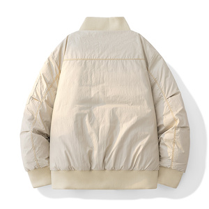 เสื้อแจ็คเก็ตฤดูหนาวผู้ชายแบบคลาสสิก ปี 2026  ผ้าถักแบบสบายๆ  ซิปกันน้ำ แห้งเร็ว ไซส์ใหญ่  ขนเป็ด 80% คุณภาพสูง - Product Image 4