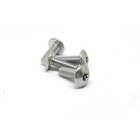 M4 M6 M10 baja tahan karat SS304 316 316L A2 A4 70 80 polos poles Torx Drive keamanan Truss kepala sekrup mesin