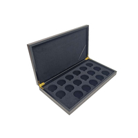 Étui de rangement pour pièces de monnaie, boîte de rangement en bois, fournitures de Collection pour pièces commémoratives, collection de décorations