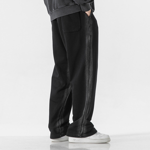 Custom Logo Men Gym stacked sweat Workout Fitness Pants Men Sports Joggers Streetwear hiking work pants for men