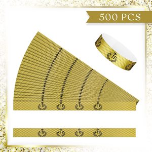 Usine personnalisée réglable étanche tyvek papier <span class=keywords><strong>bracelet</strong></span> <span class=keywords><strong>festival</strong></span> événement fête or <span class=keywords><strong>bracelet</strong></span> snap vip <span class=keywords><strong>bracelet</strong></span> - Product Image 2