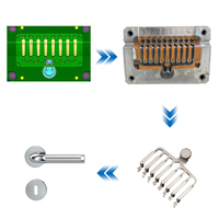 Moule sur mesure pour ligne de production de peinture antiadhésive, moules de moulage sous pression, motifs durables en aluminium pour portes et fenêtres