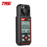 Sonmètre numérique portable TASI TA641B, capteur de vitesse du vent, mesure de la température de l'air, précision de 0,2, plage de -10 à 50